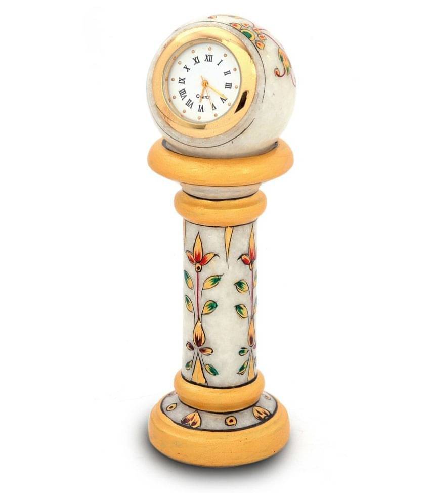 Vivan Creation White Marble Handicraft Showpiece - Pack of 1 Vivan Creation White Marble Handicraft Showpiece - Pack of 1