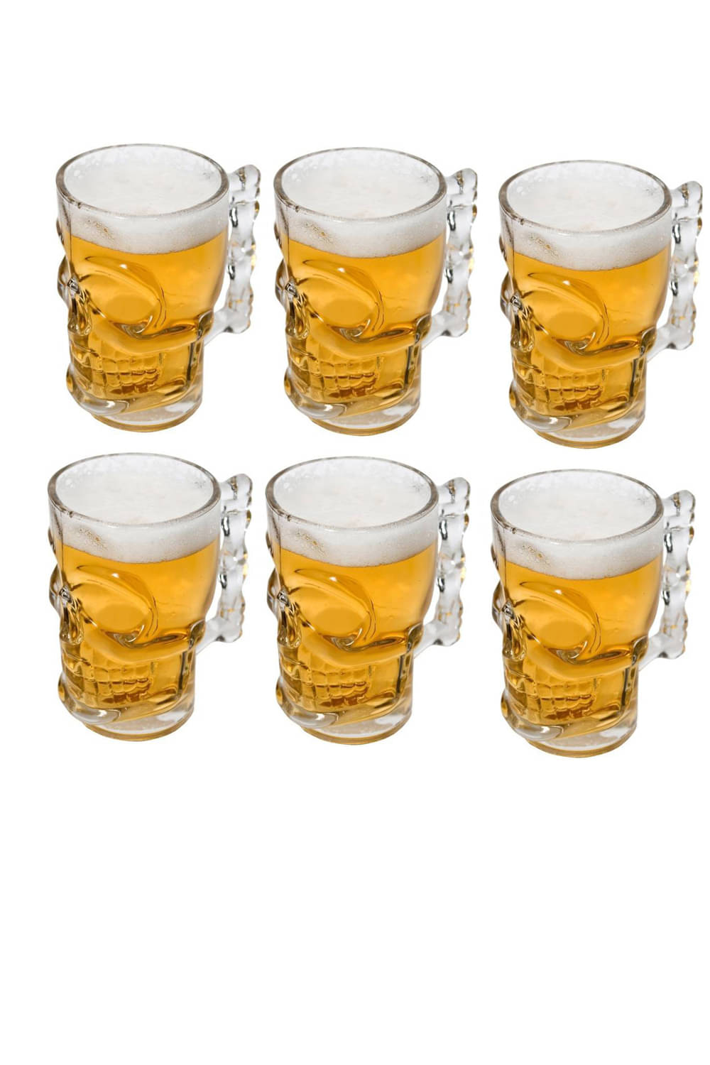     			Afast Beer Mug Glasses Set,  500 ML - (Pack Of 6)