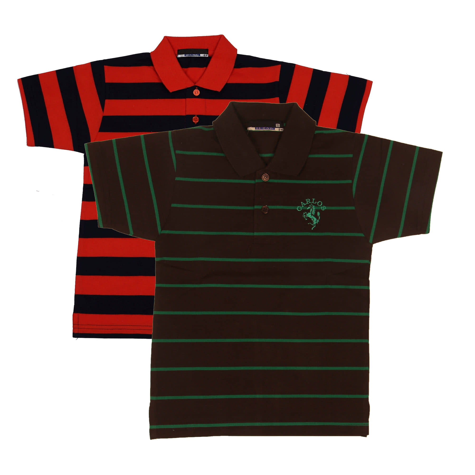 NEUVIN Baby Boys Cotton Polos ( Multi )