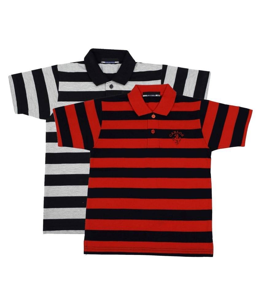     			NEUVIN Pack of 1 Boys Cotton Blend T-Shirt ( Multi Color )