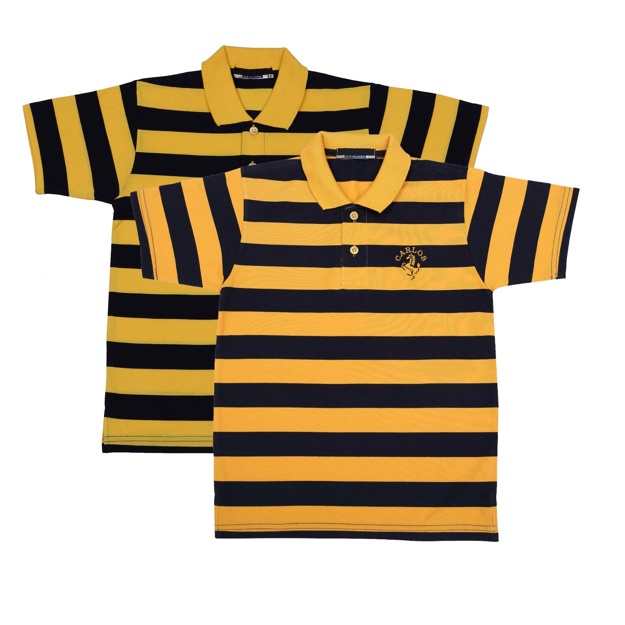     			NEUVIN Pack of 1 Boys Cotton Blend Polo T-Shirt ( Multi Color )