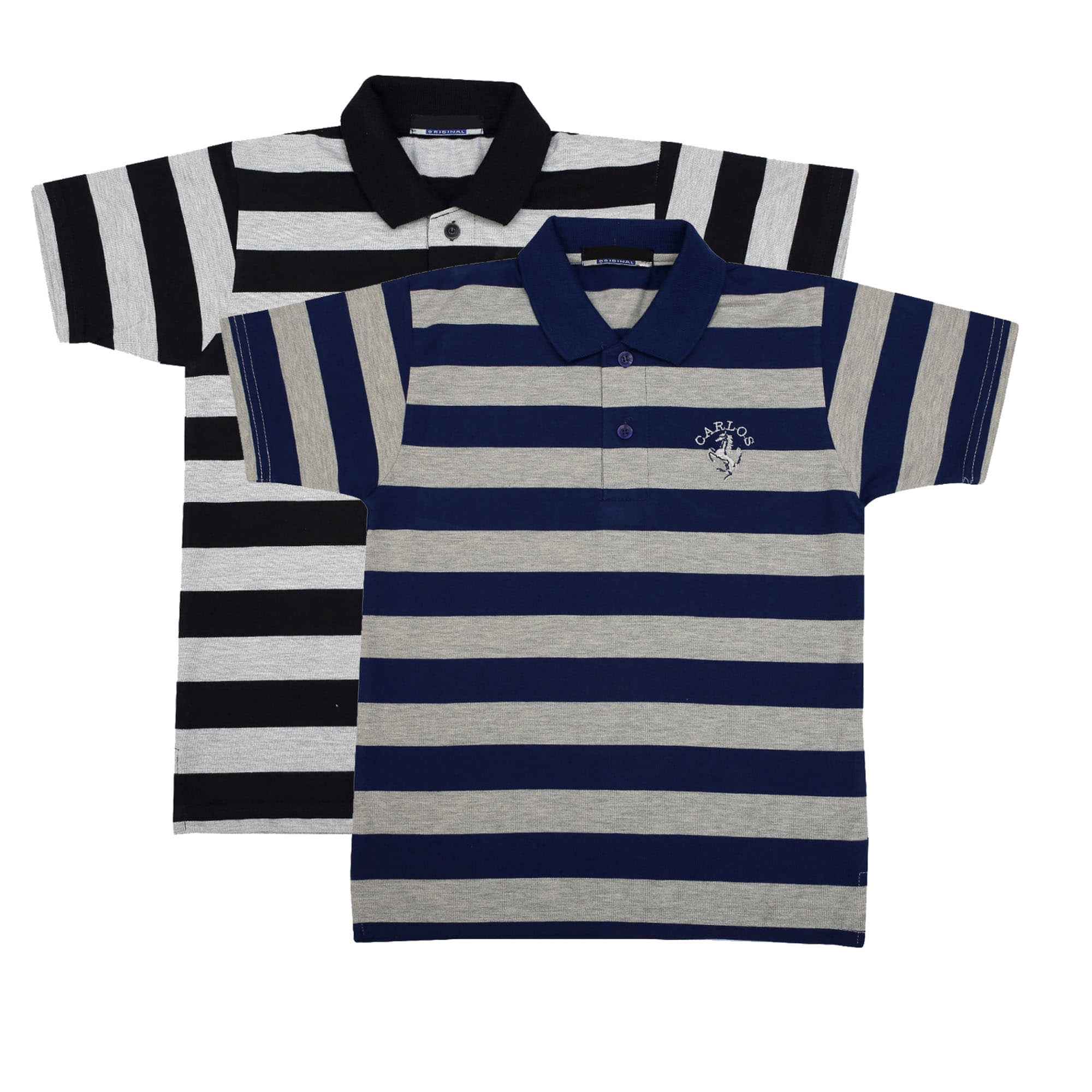 NEUVIN Baby Boys Cotton Polos ( Multi )