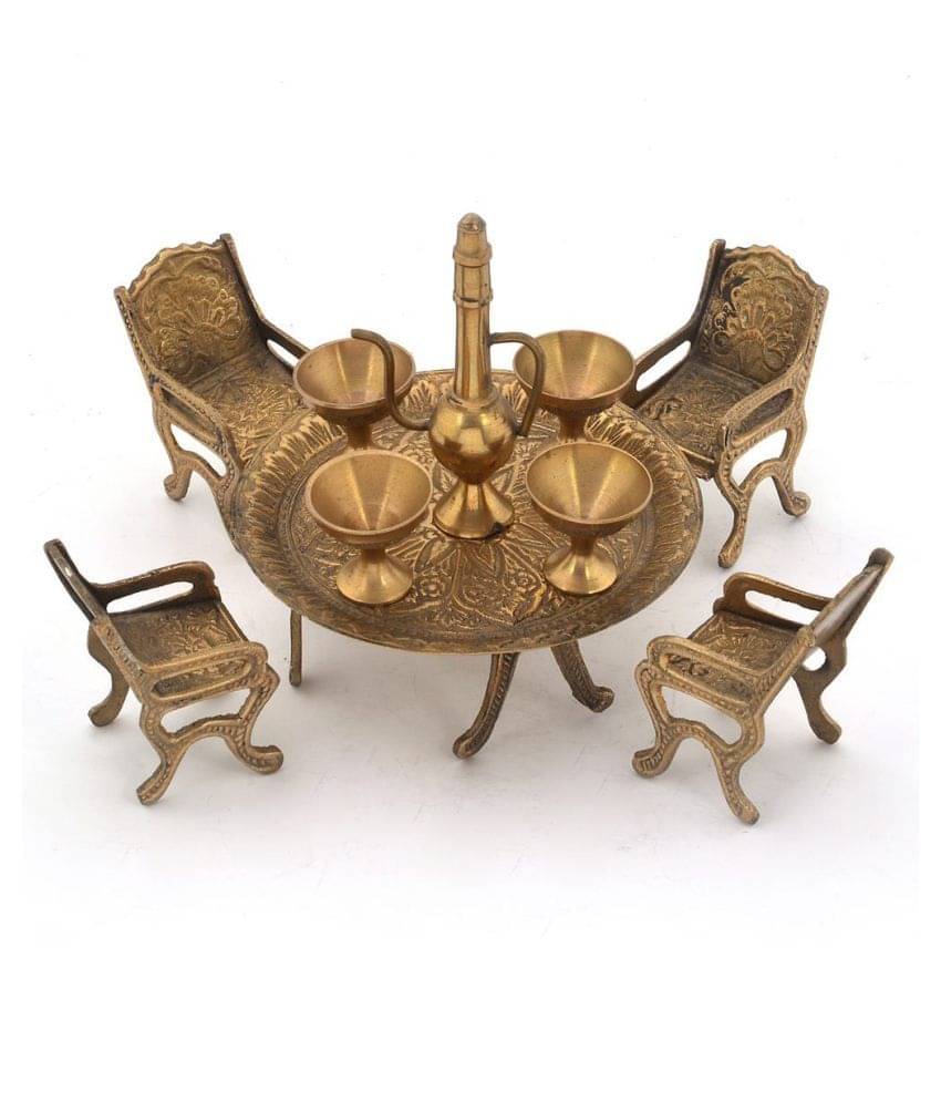 Vivan Creation Beige Brass Handicraft Showpiece - Pack of 1 Vivan Creation Beige Brass Handicraft Showpiece - Pack of 1