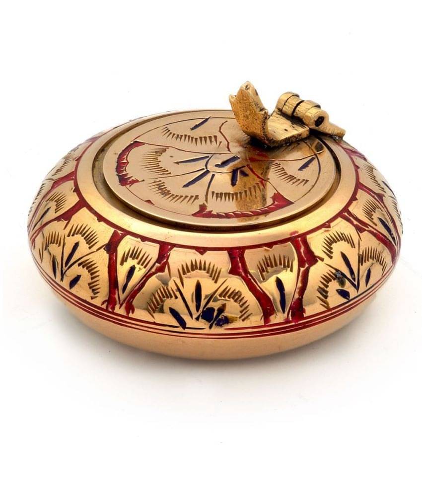 Vivan Creation Beige Brass Handicraft Showpiece - Pack of 1 Vivan Creation Beige Brass Handicraft Showpiece - Pack of 1