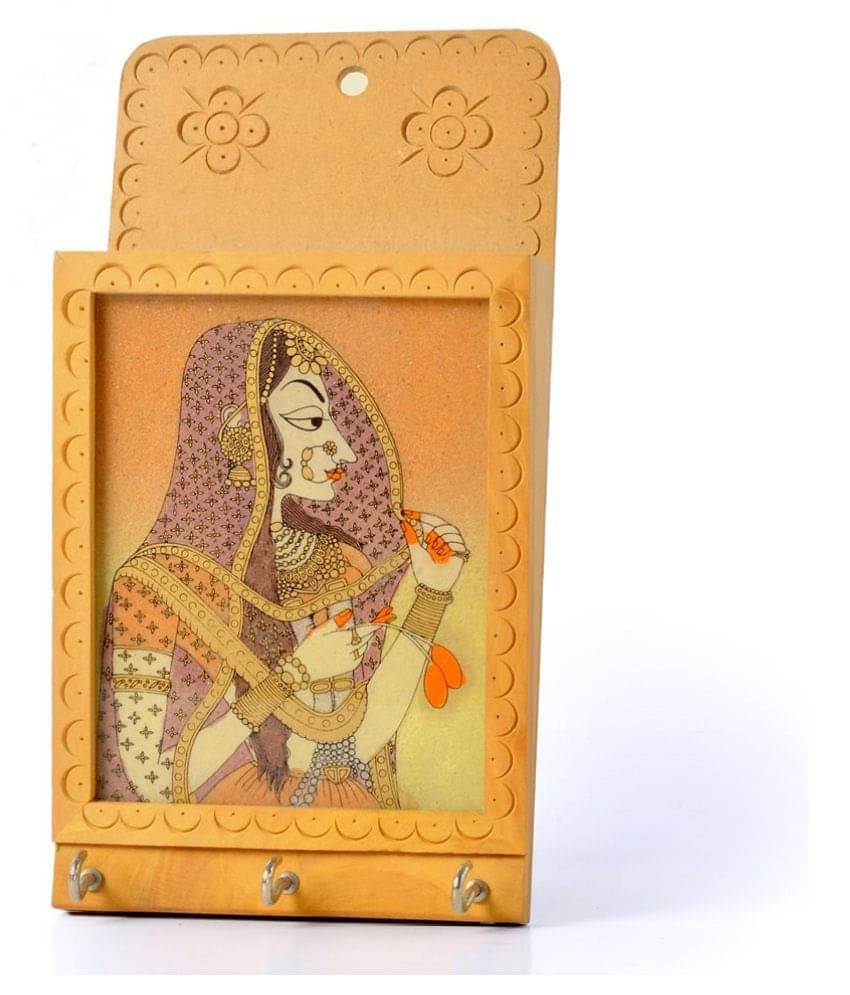     			Vivan Creation Brown Wood Handicraft Showpiece - Pack of 1