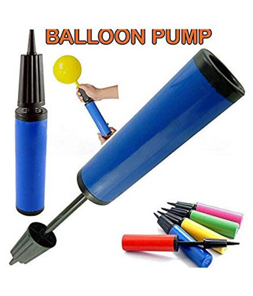     			Manual Balloon Blower Machine - 1 Pc Air Balloon Pump | Balloon Pump Machine Hand | Balloon Inflator Pump for Latex, Foil Balloon