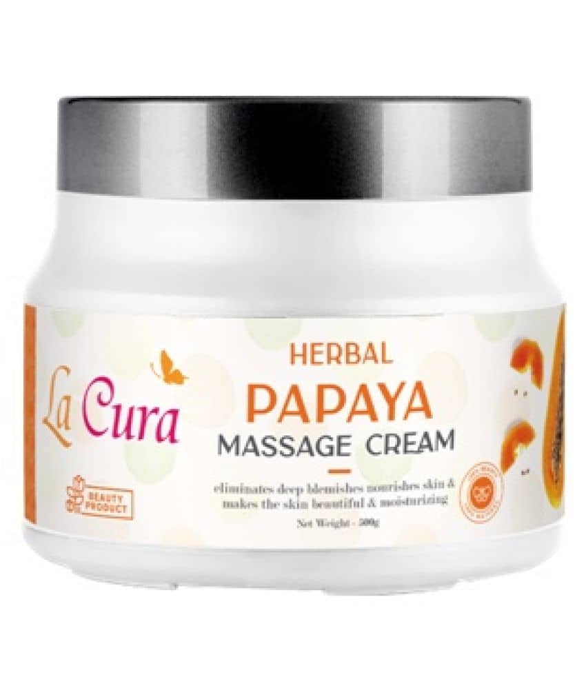 La Cura Papaya Massage Cream Hydration Booster 500 gm gm