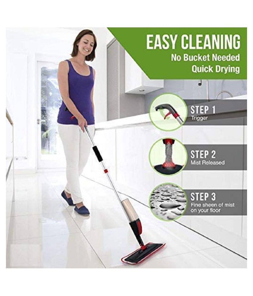 SHARUJA Floor cleaning Spray Mop Removable washable pad SHARUJA Floor cleaning Spray Mop Removable washable pad