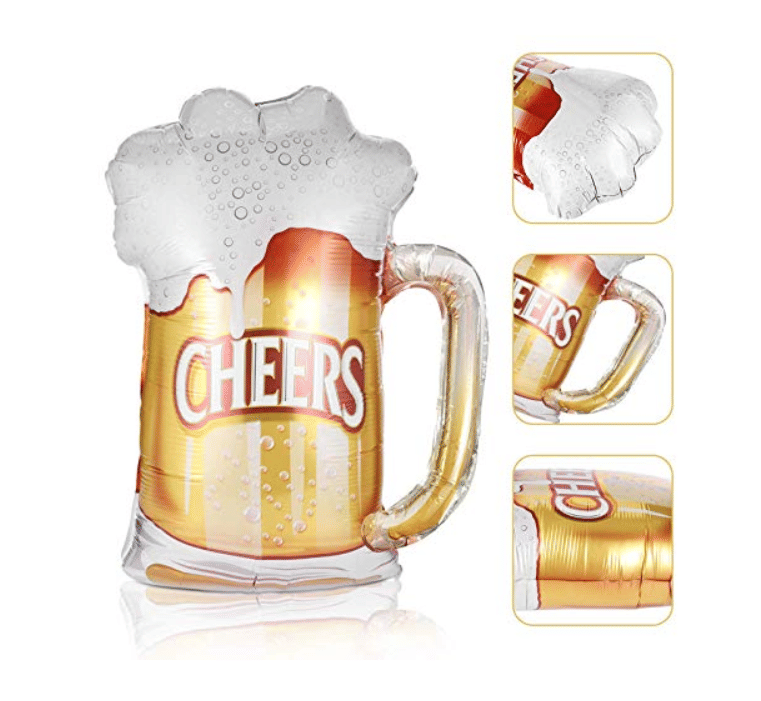     			Blooms Mall Cheers Beer Mug Shape Foil Balloons