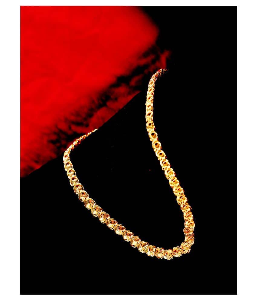 shankhraj mall Gold Plated Chain ( Set of 1 )