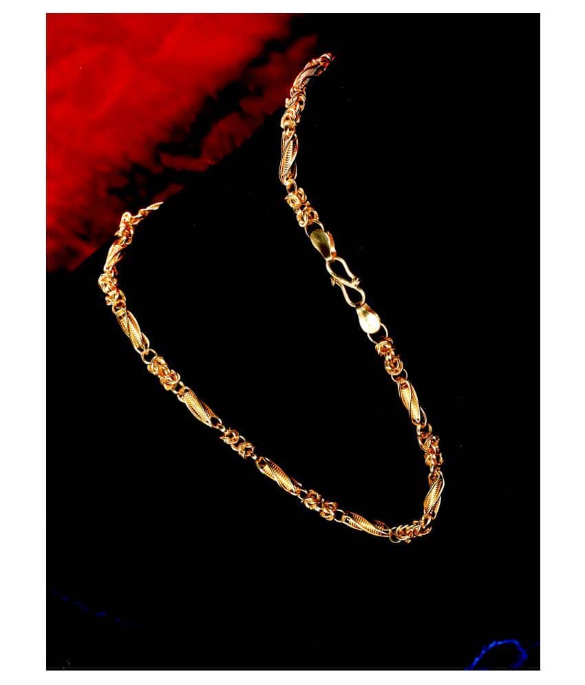 shankhraj mall Gold Plated Chain ( Set of 1 )