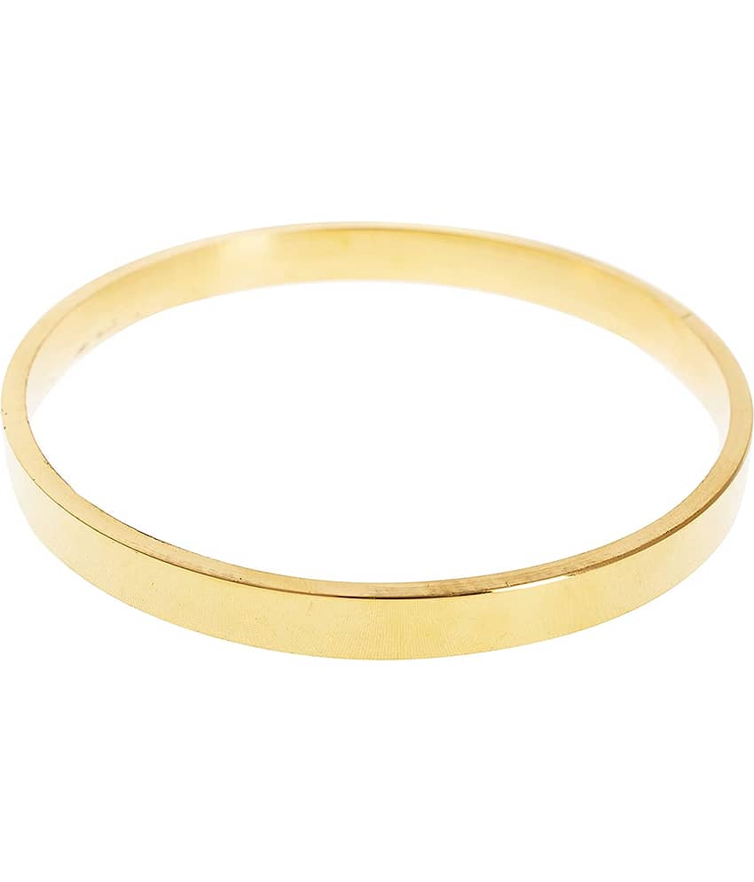 KESAR ZEMS Flat Wide Unisex Brass Kada (Size:2.8 Inche) Golden. - Jewellery Sets | Buy online on ZillyBuy