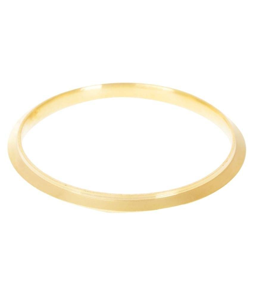 KESAR ZEMS Gold Plated Sikhi Brass Unisex Kada (Size:2.5 Inch) Golden.     			KESAR ZEMS Gold Plated Sikhi Brass Unisex Kada (Size:2.5 Inch) Golden.