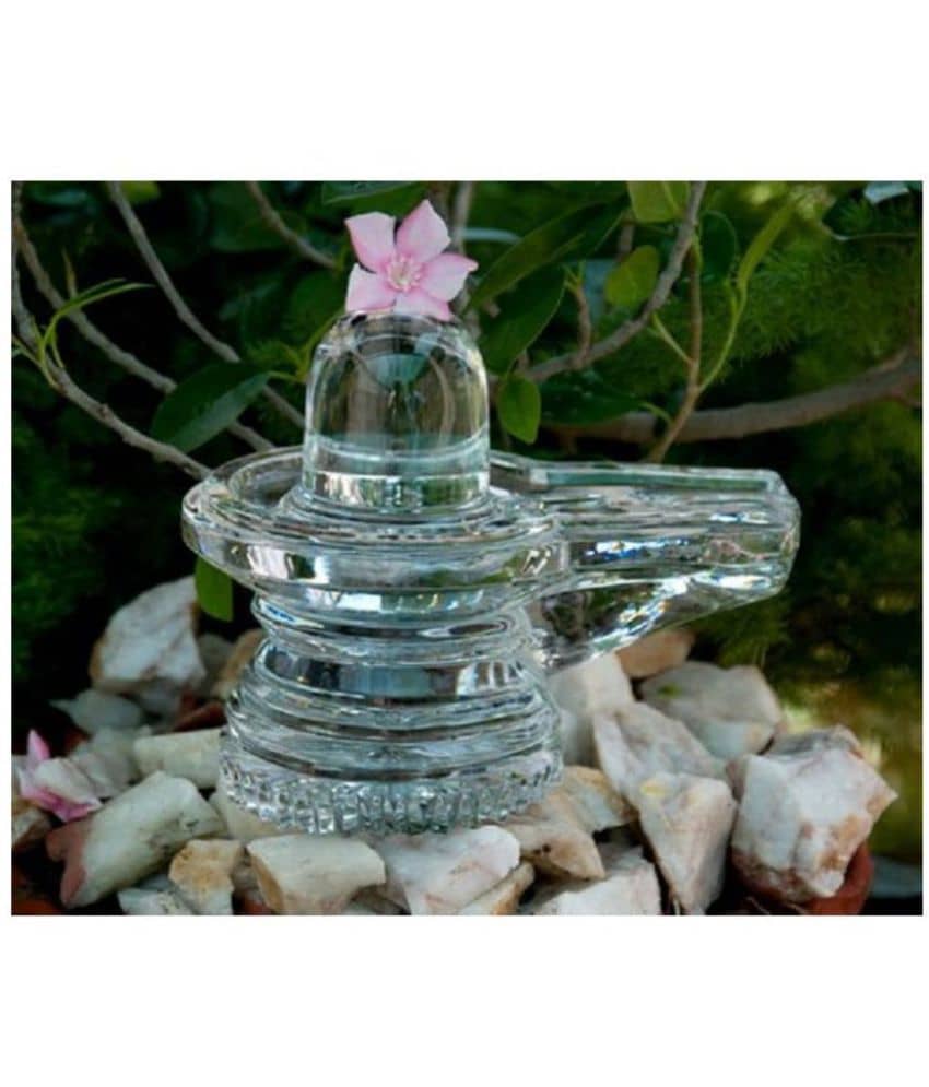 Cyan spritual - Glass Shivling (Pack of 1)