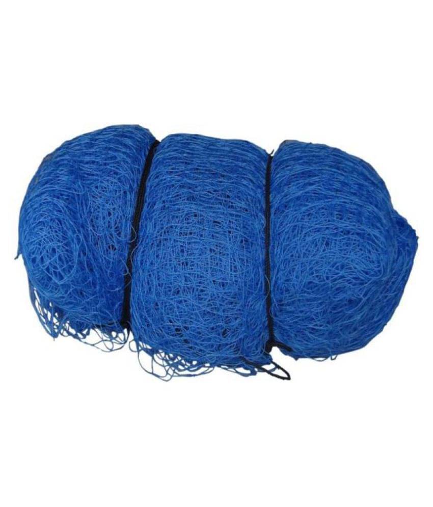 EmmEmm 42x10 Feet Blue Cricket Net for Sports Net Practice and Barrier Purposes EmmEmm 42x10 Feet Blue Cricket Net for Sports Net Practice and Barrier Purposes