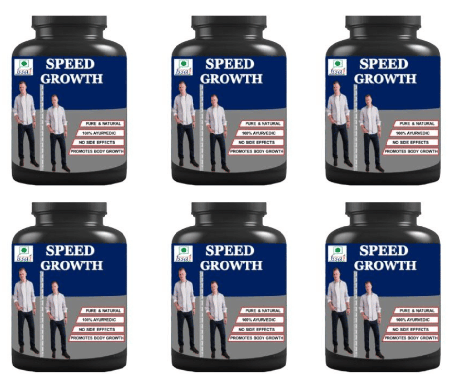 Hindustan Herbal SPEED GROWTH 0.6 kg Powder Pack of 6