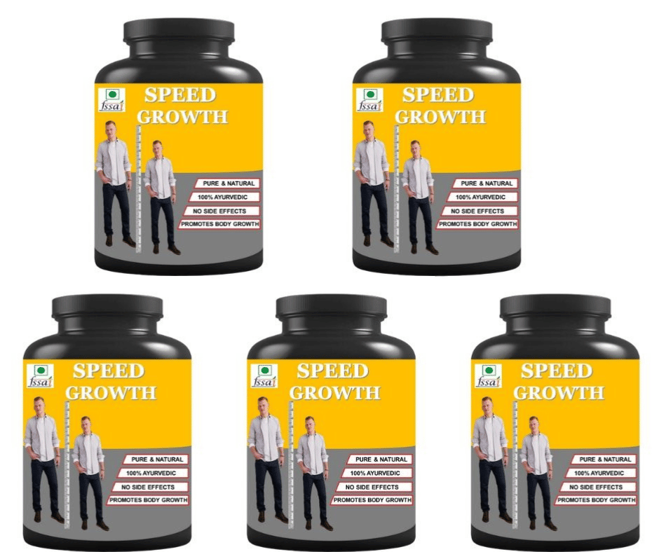 Hindustan Herbal SPEED GROWTH 0.5 kg Powder Pack of 5