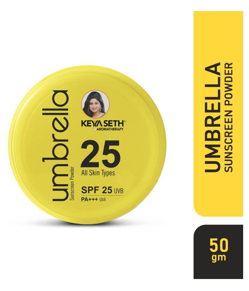 Keya Seth Aromatherapy Sunscreen Powder SPF 25 PA+++ 50 g Pack of 2 Keya Seth Aromatherapy Sunscreen Powder SPF 25 PA+++ 50 g Pack of 2