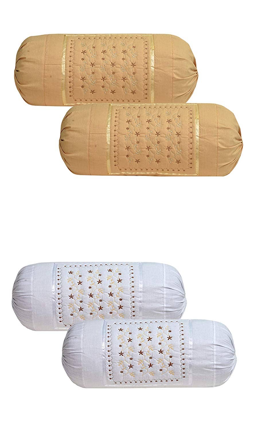 MAHALUXMI COLLECTION Pack of 4 Multi Pillow Cover