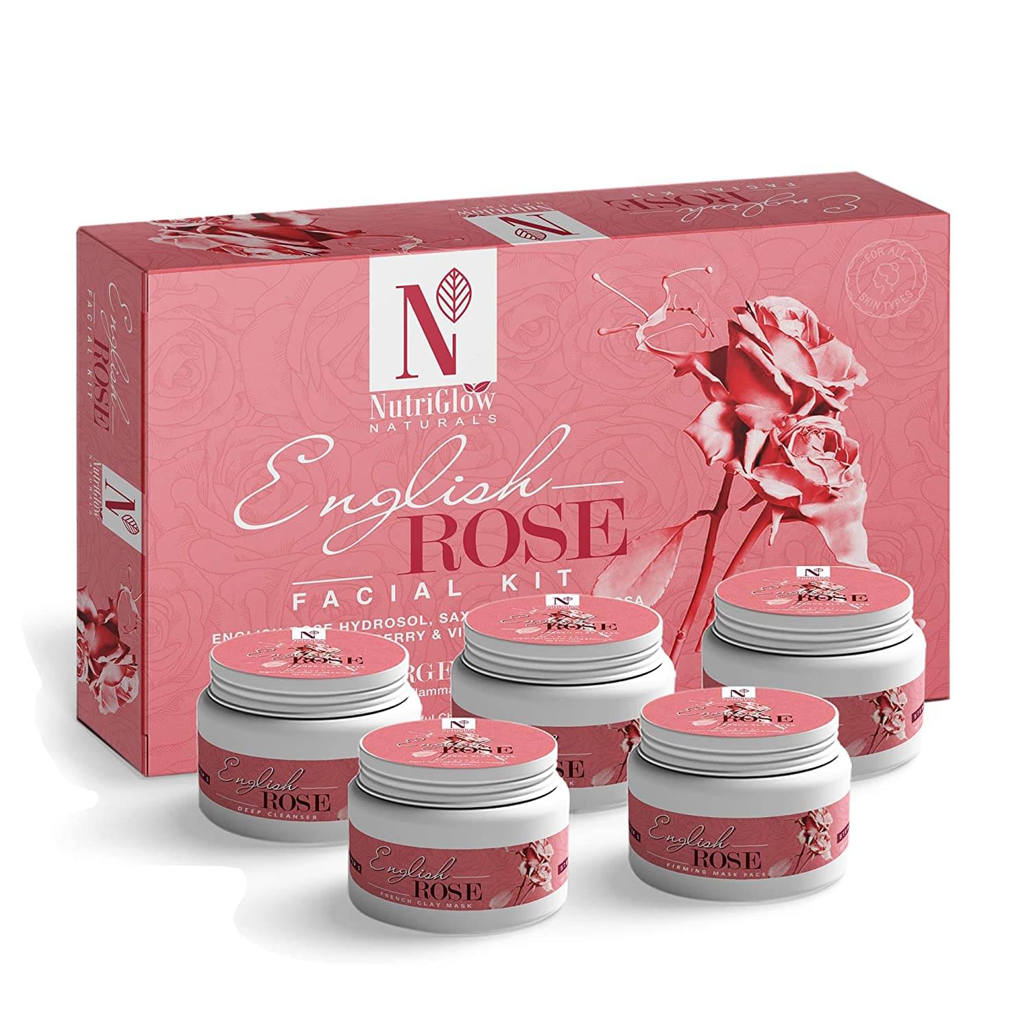 Nutriglow English Rose Facial Kit 260 g Nutriglow English Rose Facial Kit 260 g