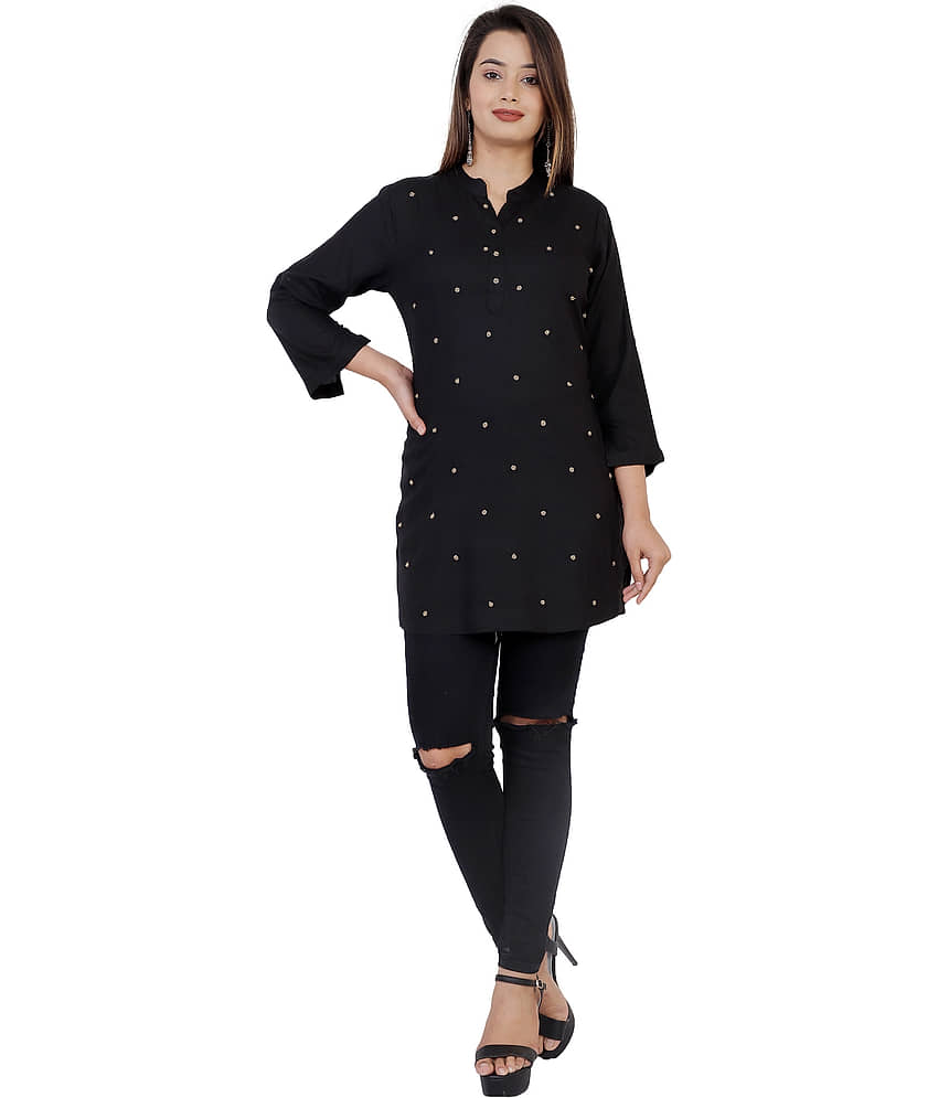 Rayon Short Kurti For Women (Pack of 1) - Kurtis, Tunics | Buy online on ZillyBuy