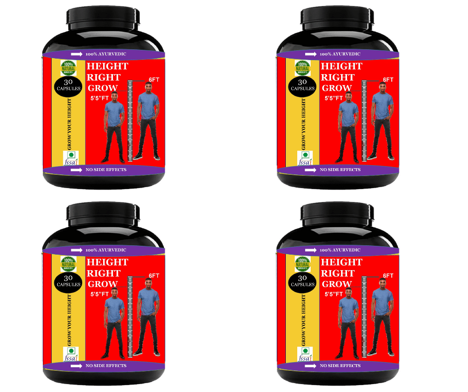 Hindustan Herbal HITE RIGHT GROW 120 no.s Capsule Pack of 4