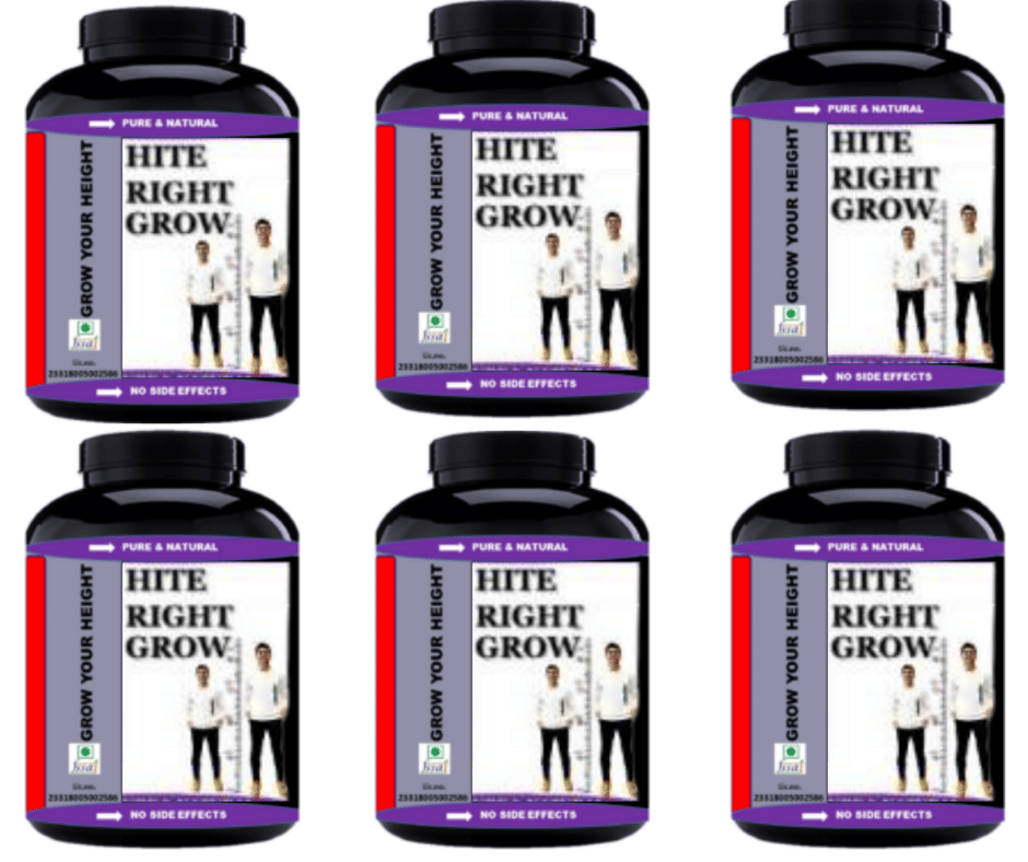 Hindustan Herbal HITE RIGHT GROW 0.6 kg Powder Pack of 6     			Hindustan Herbal HITE RIGHT GROW 0.6 kg Powder Pack of 6