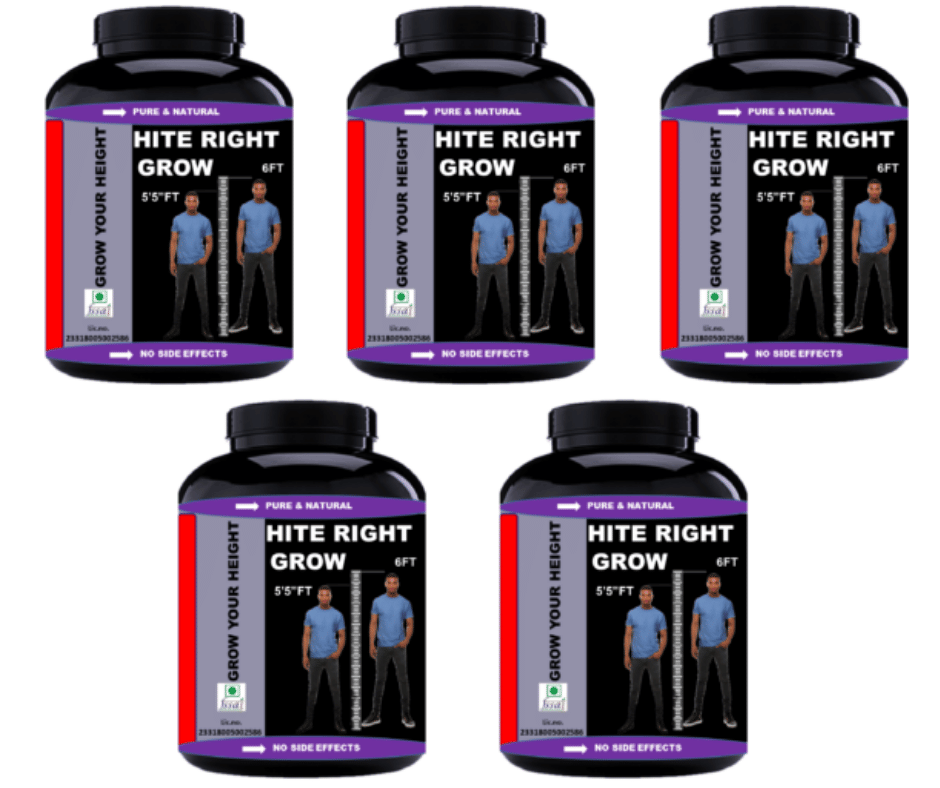 Hindustan Herbal HITE RIGHT GROW 0.5 kg Powder Pack of 5     			Hindustan Herbal HITE RIGHT GROW 0.5 kg Powder Pack of 5