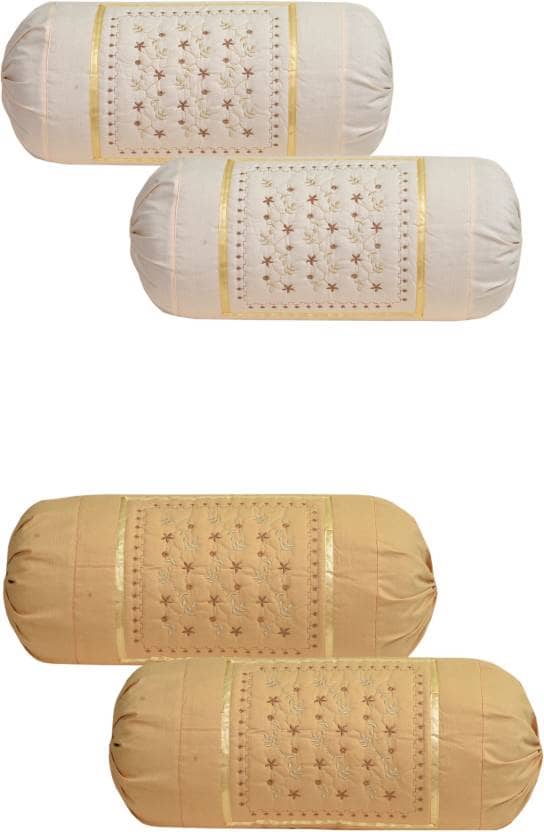 MAHALUXMI COLLECTION Pack of 4 Multi Pillow Cover