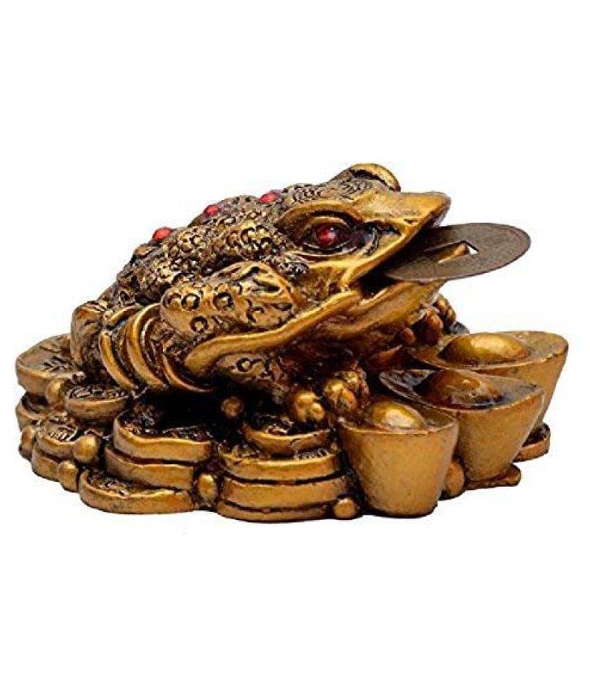     			Vastu Money Frog with Coin Showpiece