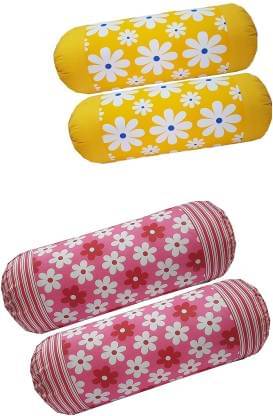     			MAHALUXMI COLLECTION Pack of 4 Multi Pillow Cover