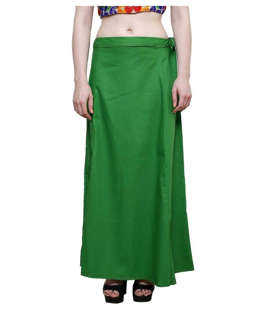 Perfect cloth store Green Cotton Petticoat