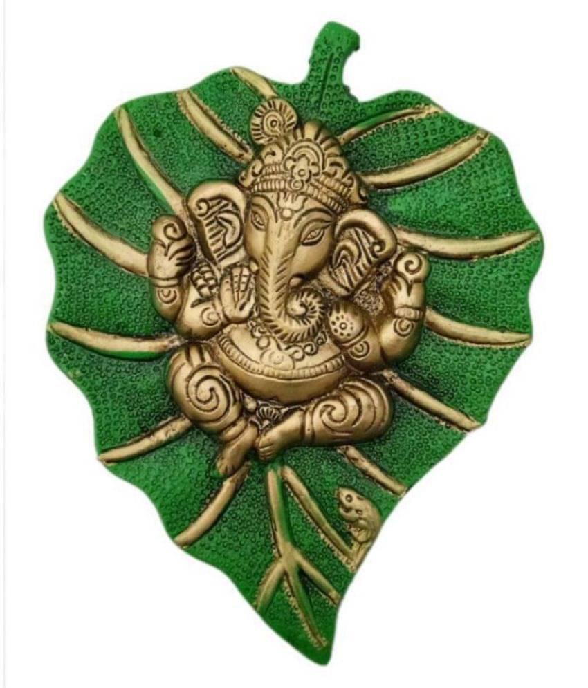     			RAJ ART  Lord Ganesha Aluminium Idol