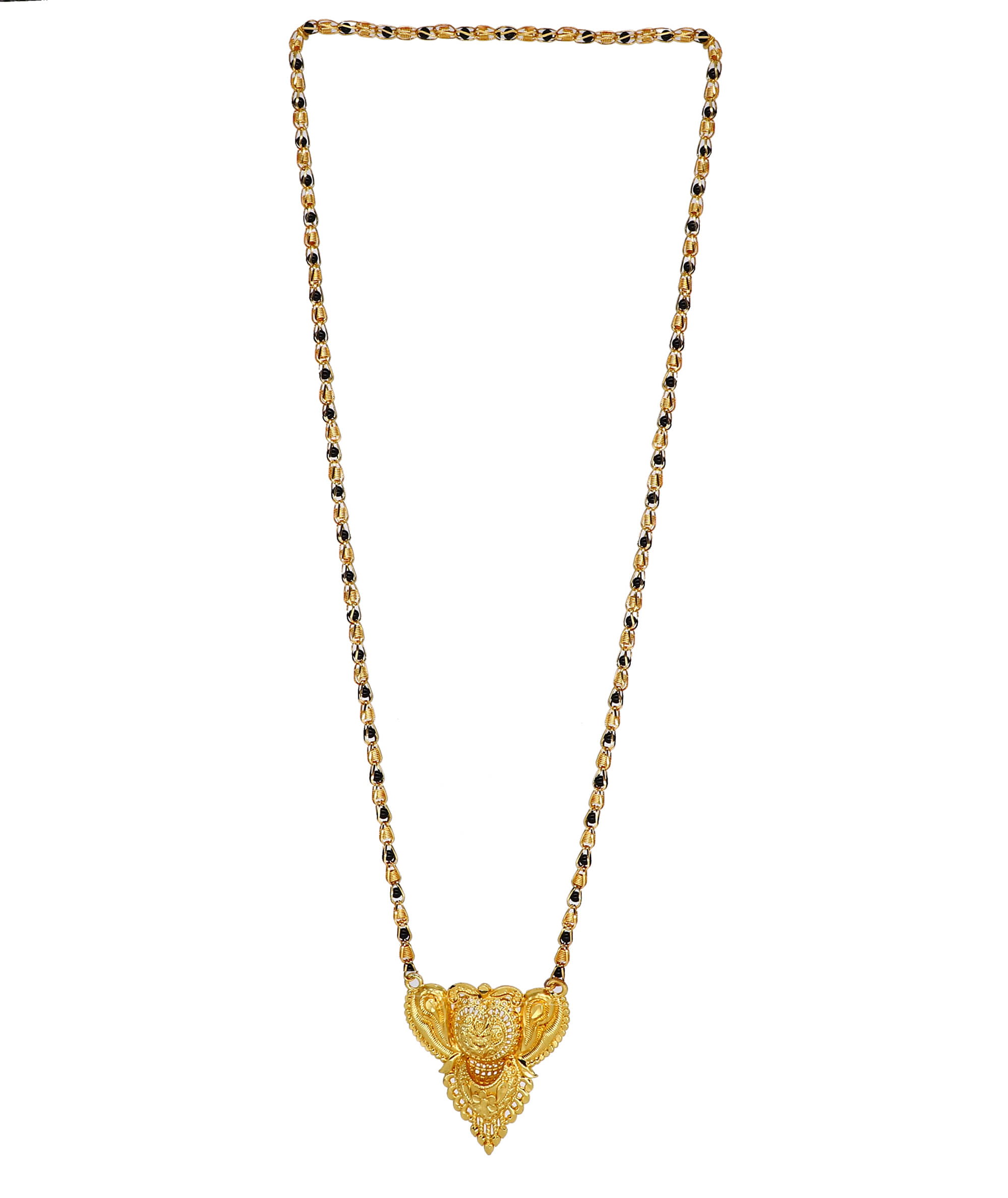 Shankhraj Mall Gold Plated Letest & Designer Mangalsutra For Women-100256