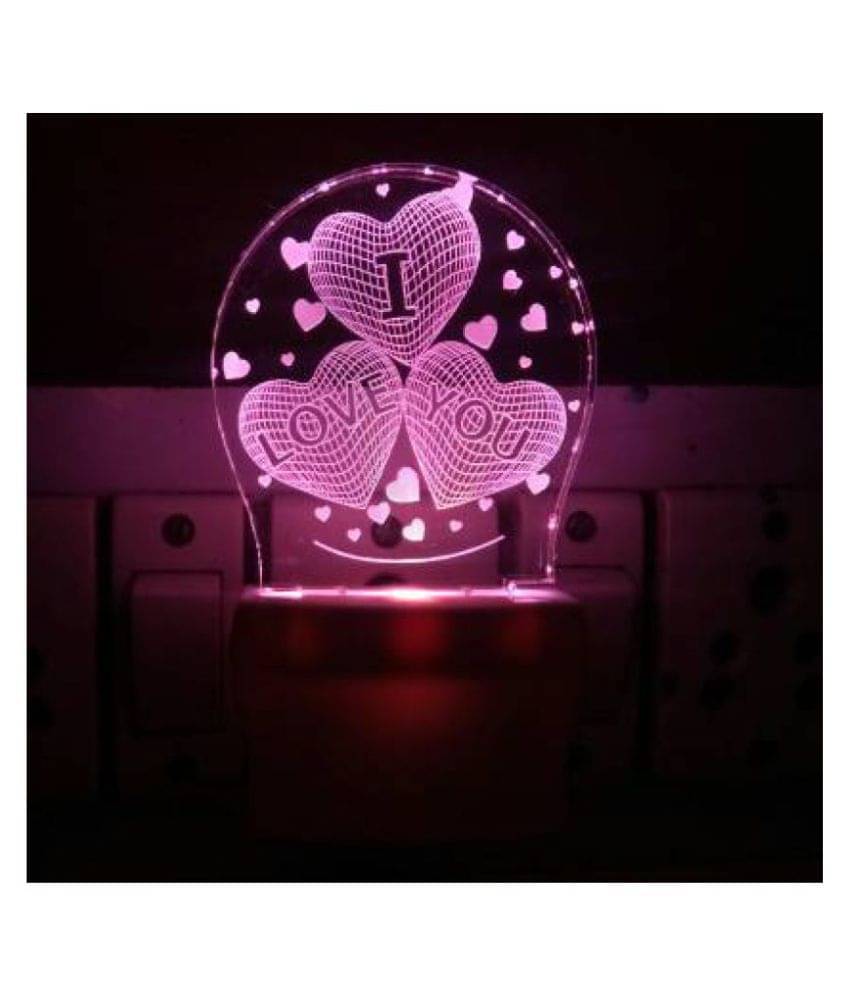     			UKANI 3D ILLUSION 7 COLOR CHANGING LED Night Lamp Multi Night Lamp Multi - Pack of 1