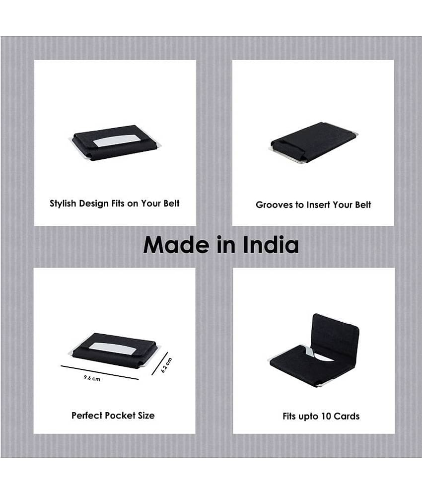 auteur 15-40 Multicolor Artificial Leather Professional Looking Visiting Card Holders for Men and Women Set of 2 (upto 15 Cards Capacity)