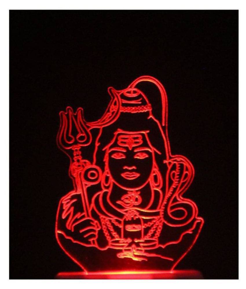     			DIONA Night Lamp Shiva 3D Illusion Home Decor Led Night Light Color Changing