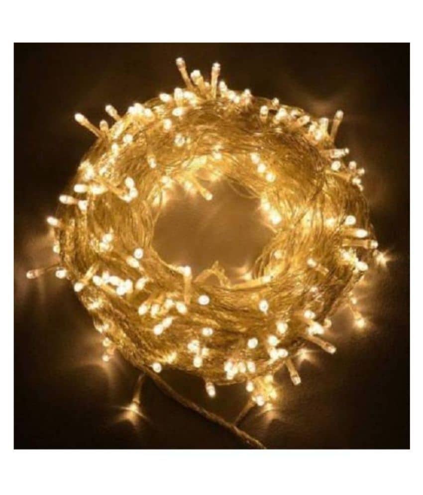 EmmEmm 35 Feet Golden Pixel Flash Led Ladi String Lights Gold - Electricals | Buy online on ZillyBuy