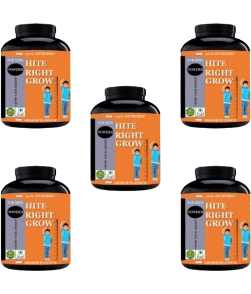 Hindustan Herbal HITE RIGHT GROW (ONLY FOR KIDS) 0.5 kg Powder Pack of 5 Hindustan Herbal HITE RIGHT GROW (ONLY FOR KIDS) 0.5 kg Powder Pack of 5