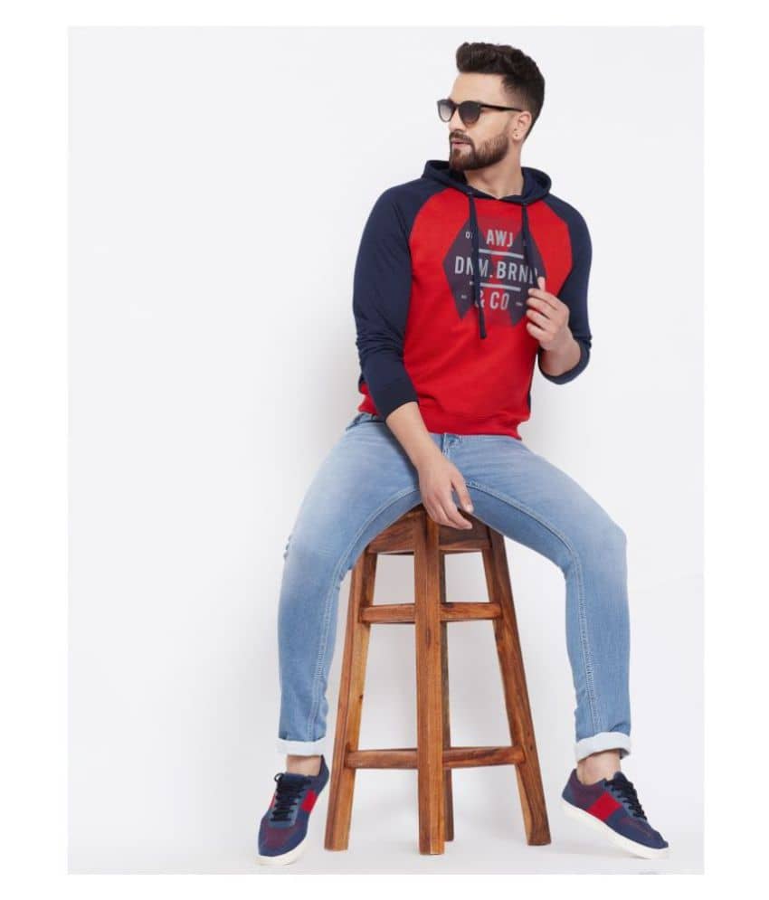 AUSTIN WOOD Maroon Sweatshirt