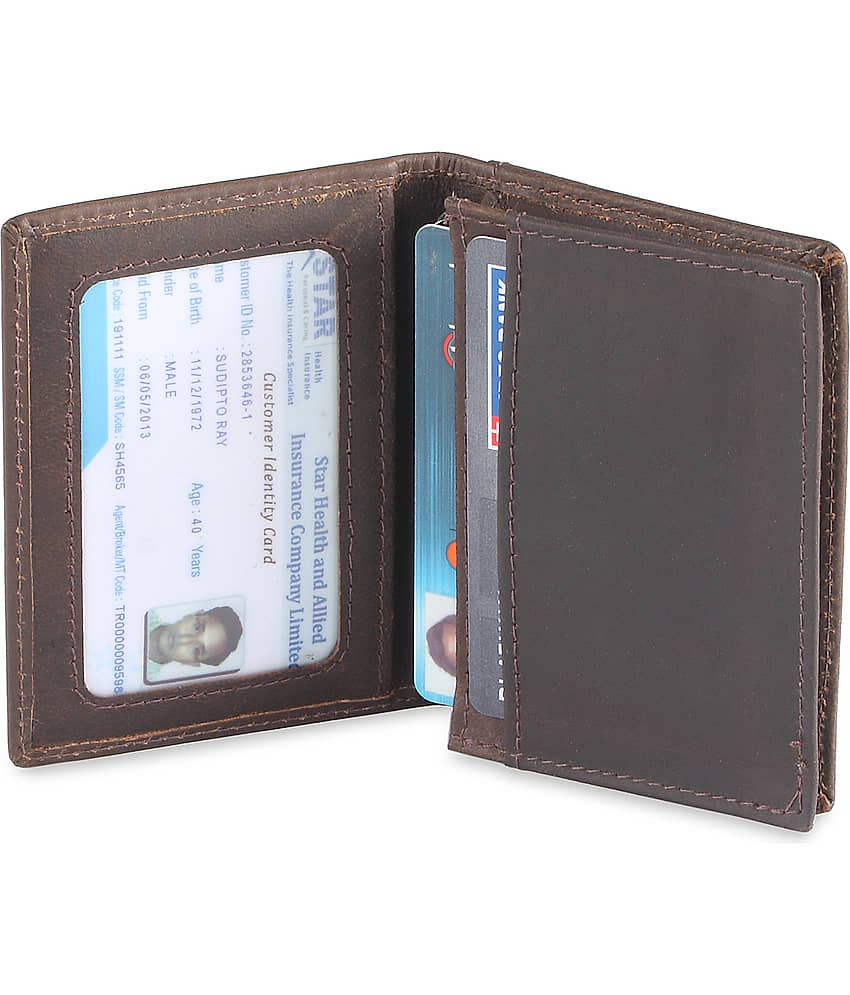Brown Flap Mini Card Holder - Handbags | Buy online on ZillyBuy