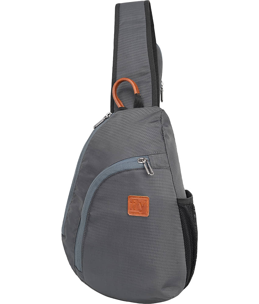Fly Fashion Medium Grey 6 Ltrs Laptop Bags - Handbags | Buy online on ZillyBuy
