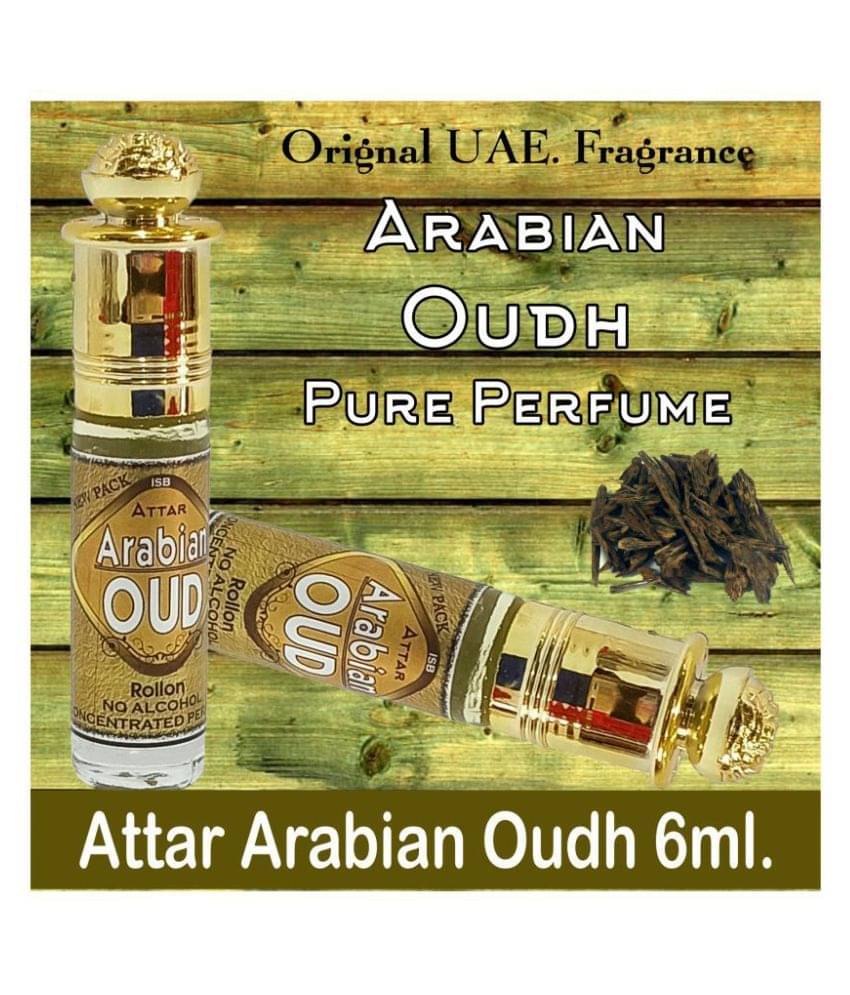 INDRA SUGANDH BHANDAR Attar Arabian Oudh Saudi 6ml Rollon Pack INDRA SUGANDH BHANDAR Attar Arabian Oudh Saudi 6ml Rollon Pack