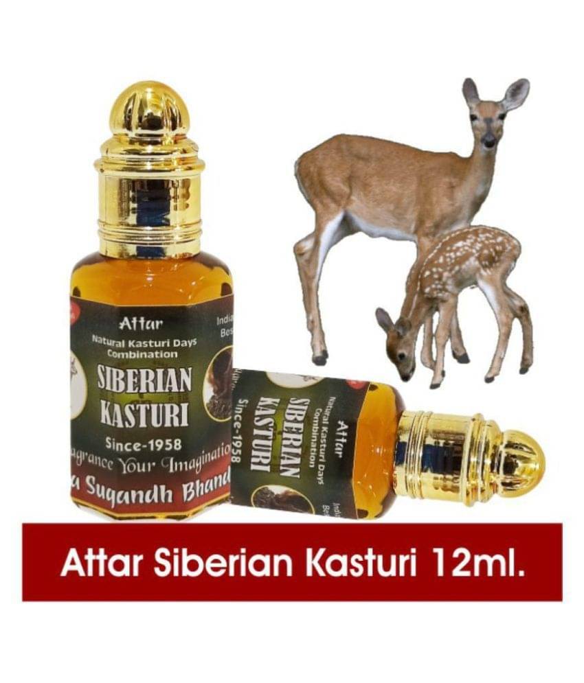 INDRA SUGANDH BHANDAR Attar Siberian Kasturi 12ml Rollon Pack INDRA SUGANDH BHANDAR Attar Siberian Kasturi 12ml Rollon Pack