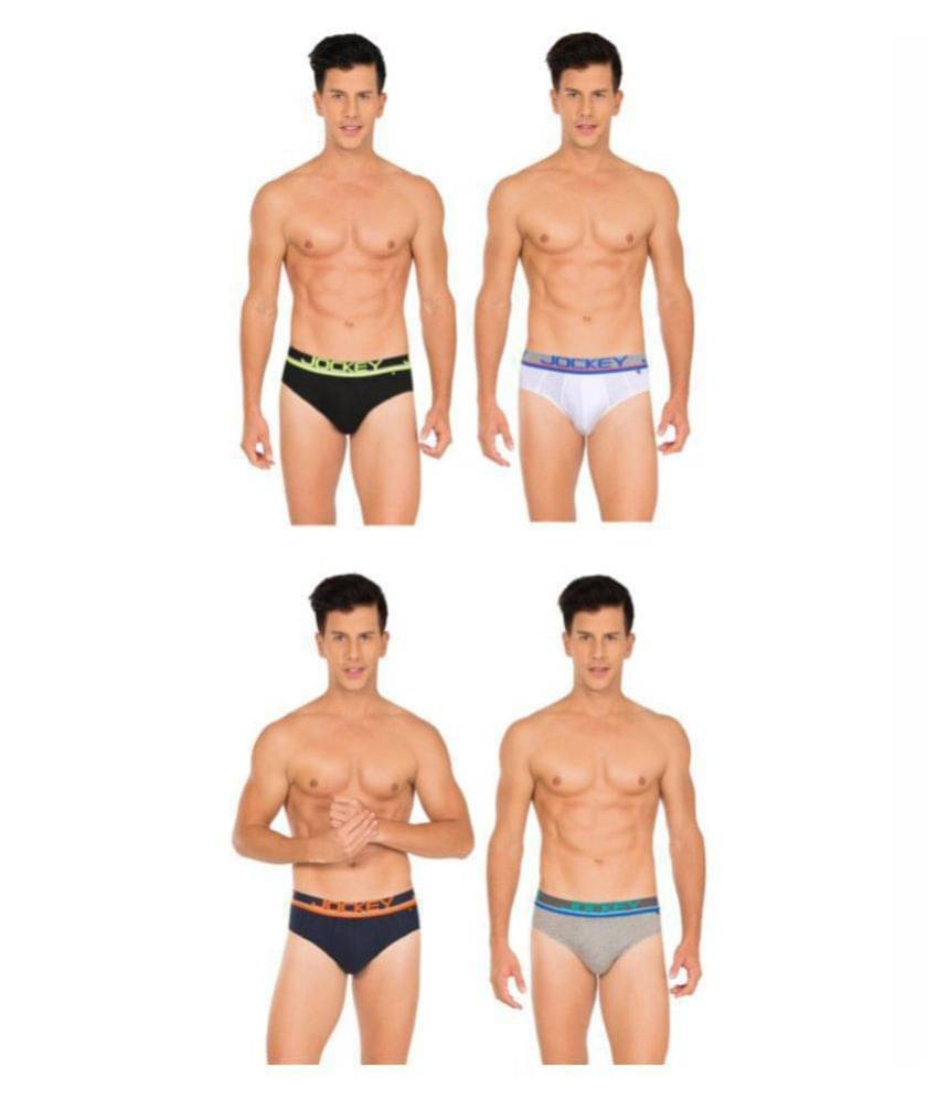 Jockey Multi Brief Pack of 4 Jockey Multi Brief Pack of 4