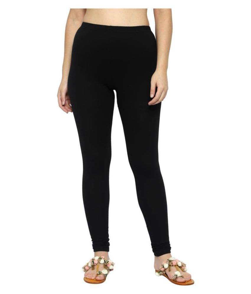     			Myo Pack of 1 Cotton Women's Leggings ( Black )