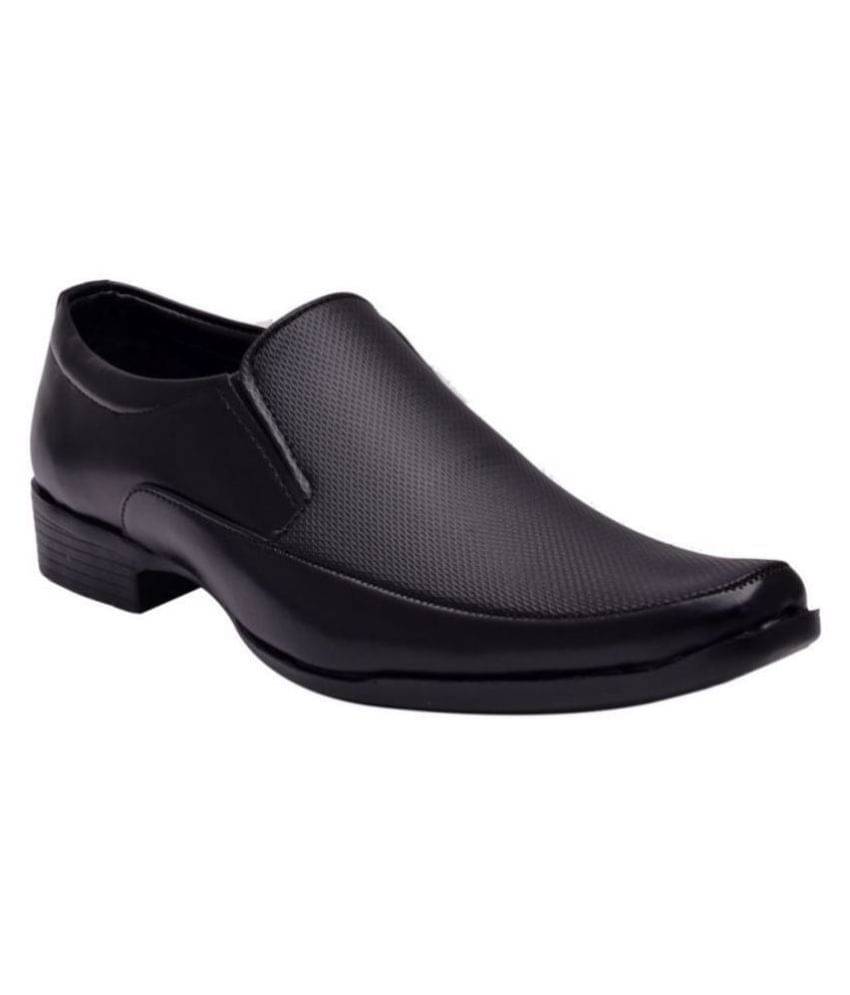    			Sir Corbett Office Non-Leather Black Formal Shoes