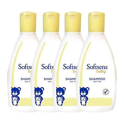 Softsens Baby TEAR FREE Shampoo Mild, Hypoallergenic , Paraben & Sufate Free 200ml, Pack of 4