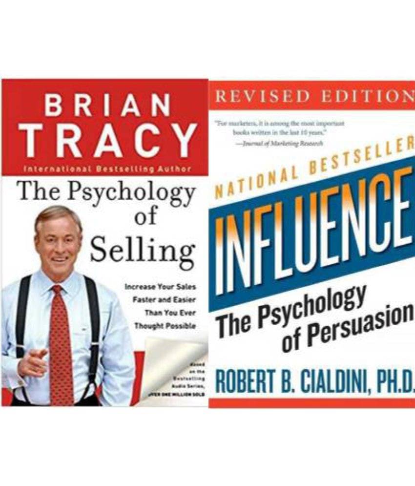     			Combo Of 2 (Influence + The Psychology Of Selling )  (Paperback, Brian Tracy, Robert B. Cialdini PH. D.)