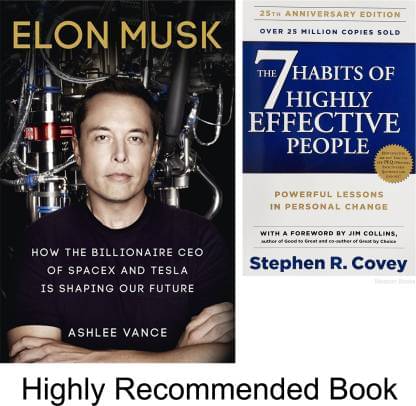 Combo Of Elon Musk & The 7 Habits Of Highly Effective People (Paperback, ASHLEE VANCE, R. Stephen Covey) Combo Of Elon Musk & The 7 Habits Of Highly Effective People (Paperback, ASHLEE VANCE, R. Stephen Covey)